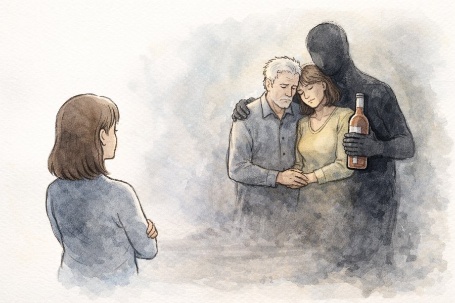 Když alkohol drží rodinu pohromadě